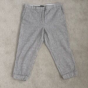 Ann Taylor Pants with Folded Hem Black and White Size 16